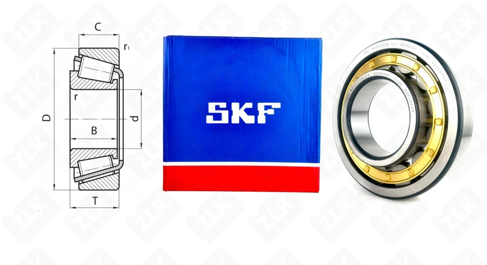 32321 М (NU321ECM/C3) SKF