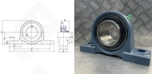 Подшипниковый узел 480320UCP (UCP320)
