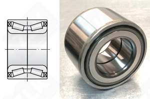 Подшипник JWB3039 радиально-упорный роликовый конический 47-88-55 мм
