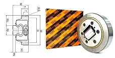 Подшипник роликовый (MR0038.A) 80×165×64.6 мм THK