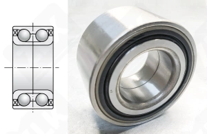Подшипник 38BWD10BCA41 радиально-упорный шариковый 38-74-40 мм