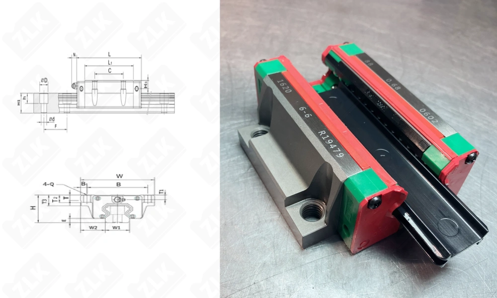 Каретка HGW30CCZAC HIWIN