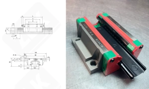 Каретка HGW30CCZAC HIWIN