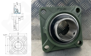 Подшипник корпусной 480216UCF (UCF216)