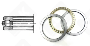 Подшипник 9144 Л (81144M)  упорный роликовый  220-270-37 мм