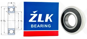 Подшипник 180318 (70) (63182RSVL0241C3) радиальный шариковый токоизолированный 90-190-43 мм