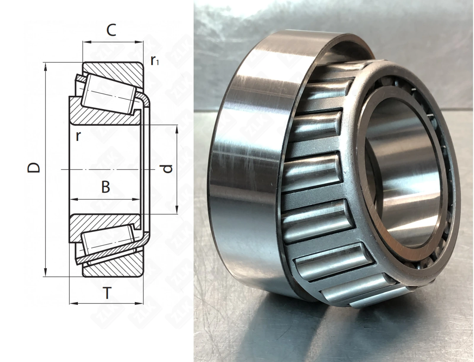 Подшипник роликовый  (H913810/913840) 59.987×146.05×39.688 мм Timken оригинал