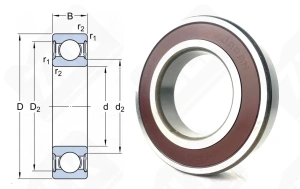Подшипник 180211 (62112NSE) радиальный шариковый 55-100-21 мм