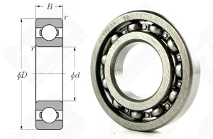 Подшипник 7000104 (16004) радиальный шариковый 20-42-8 мм
