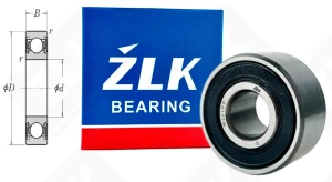 Подшипник W201PP46437249 радиальный шариковый 12-32-15,88 мм