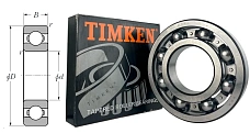 Подшипник шариковый 326 (6326) 130×280×58 мм Timken оригинал