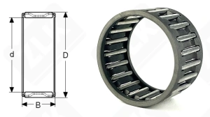 Подшипник K26x30x17 радиальный игольчатый 26-30-17 мм