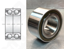 Подшипник JWB3099 (CRI0846) радиально-упорный шариковый 42-76-39 мм