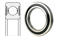 Подшипник шариковый 7000115 2RS (160152RS) 75×115×13 мм FBC