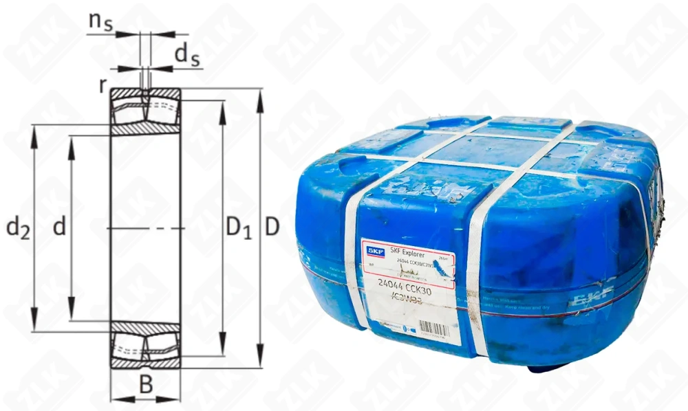 4153144Н (24044CCK30C3W33) SKF