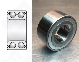 Подшипник 35BWD01CCA38 радиально-упорный шариковый 35-72-34 мм