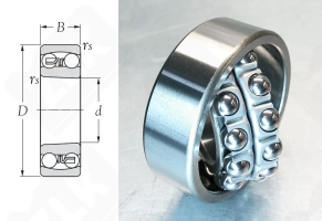 Подшипник 1508 (2208) радиальный шариковый самоустанавливающийся 40-80-23 мм