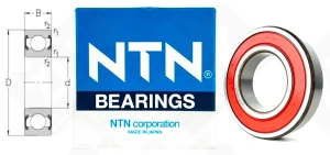 Подшипник 180209 (70) (6209LLUC35K) радиальный шариковый 45-85-19 мм