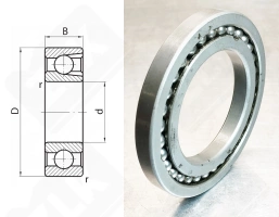 Подшипник 970711 радиальный шариковый 55-90-10 мм