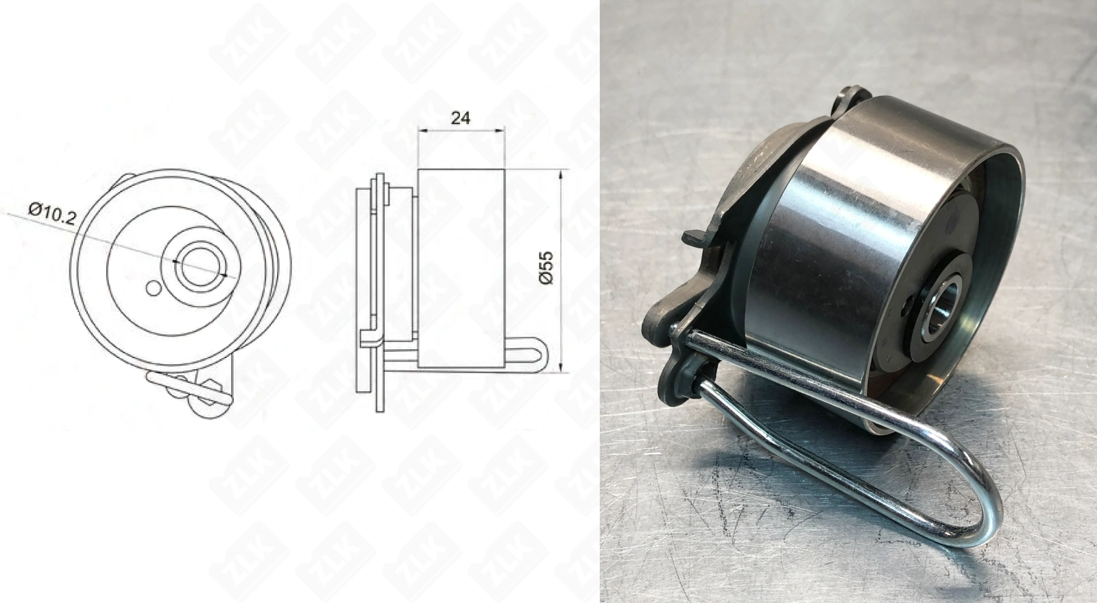 Подшипник шариковый  (04145-PLC-315) 10.2×55×24 мм Honda