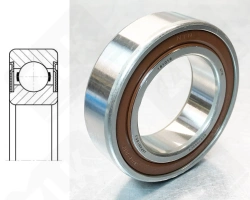 Подшипник SC07A42LLSAC4/L588 радиальный шариковый 33-55-15 мм