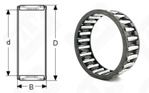 Подшипник K50x58x20 радиальный игольчатый 50-58-20 мм