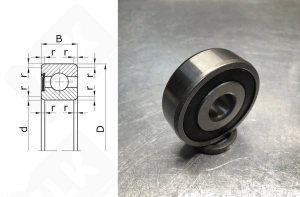 Подшипник 1160304 (61304RS) радиальный шариковый 20-52-18 мм