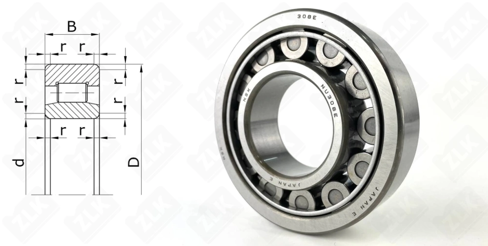 32308 (NU308) NSK