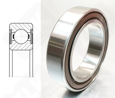 Подшипник 35BD5212 FKC радиально-упорный шариковый 35-52-12 мм