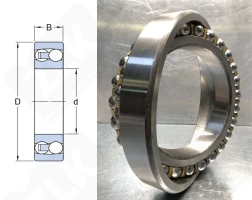 Подшипник 1612Л (2312M) радиальный шариковый самоустанавливающийся 60-130-46 мм