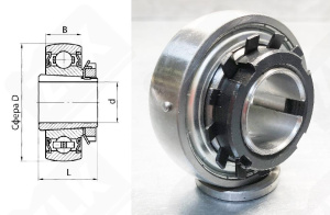 Подшипник 1680207 радиальный шариковый 35-80-21/36 мм