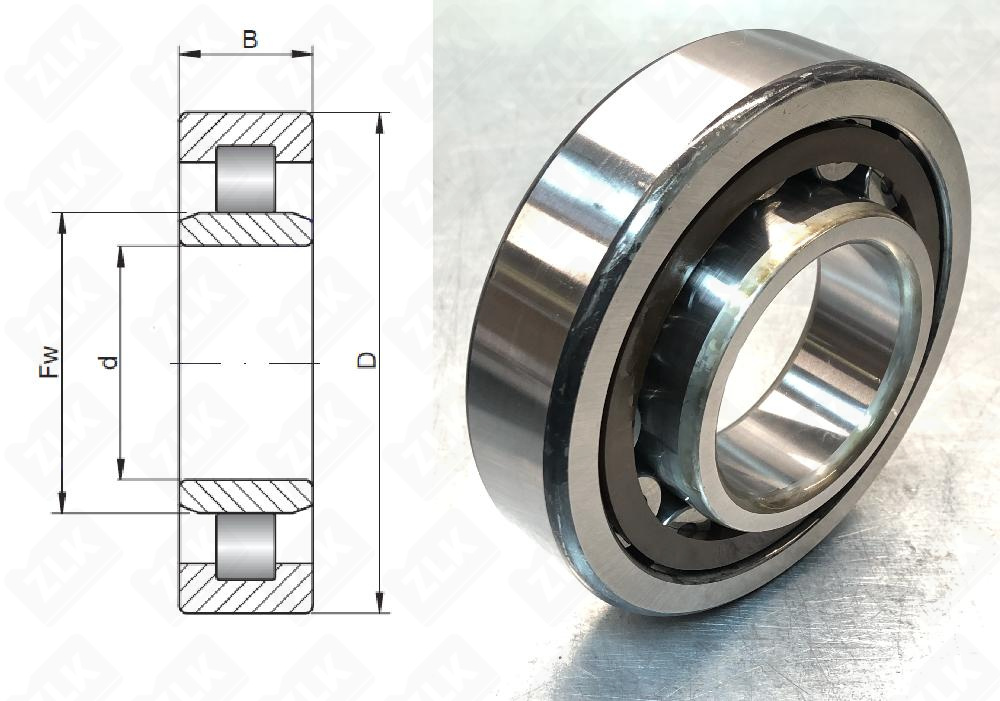 32316 Е (NU316ET) NSK