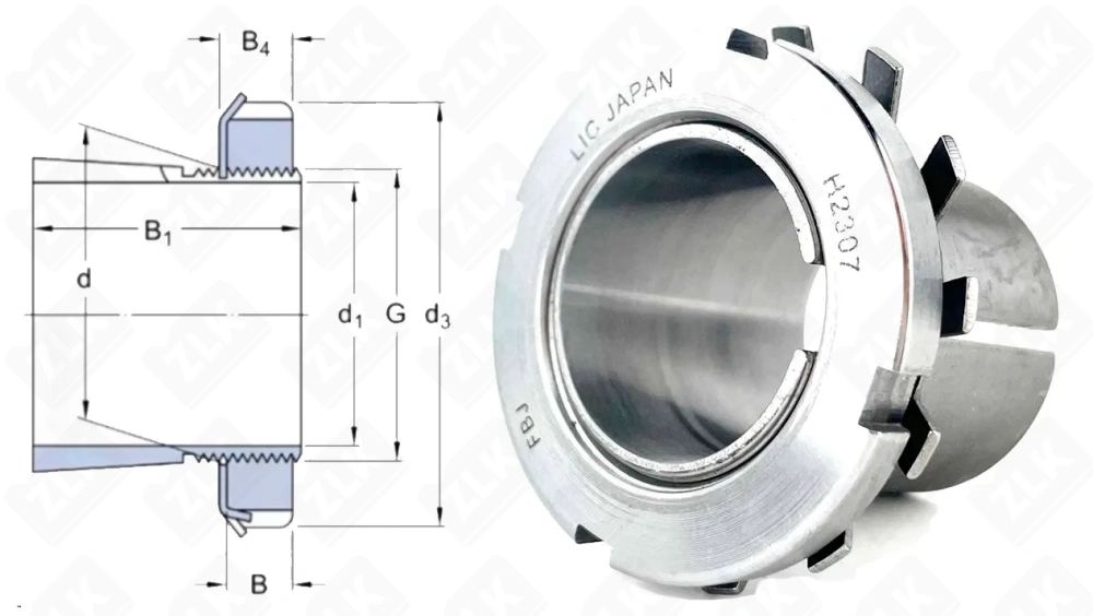 Втулка закрепительная H2307 FBJ