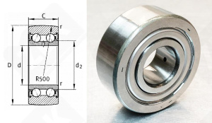 Подшипник LR5205 радиально-упорный шариковый 25-62-20,6 мм