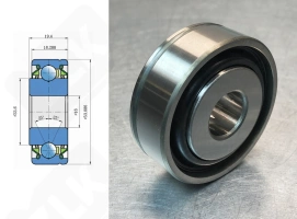 Подшипник SL5316 2T радиально-упорный шариковый 16-53,086-18,288/19,4 мм