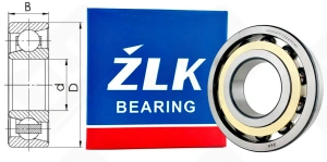 Подшипник 46322Л (7322ACM) радиально-упорный шариковый 110-240-50 мм