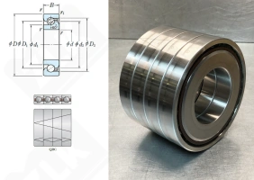 Подшипник MM60BS120QUH радиально-упорный шариковый 60-120-22,5 мм