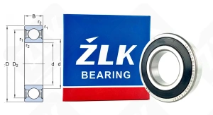 Подшипник 180208 Ш4 (62082RS) радиальный шариковый 40-80-18 мм