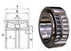 Подшипник 1097784 (351184) радиально-упорный роликовый конический 420-700-200/275 мм