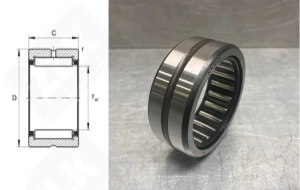 Подшипник NKS43 радиальный игольчатый 43-58-22 мм