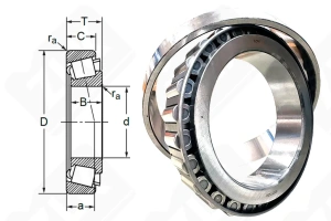 Подшипник 2007152 (32052) радиально-упорный роликовый конический 260-400-87 мм