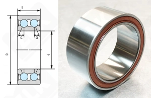 Подшипник 35BD4820T1XDDUM радиально-упорный шариковый 35-48-20 мм