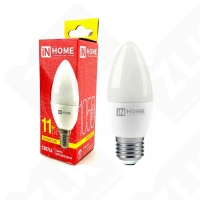 Лампа светодиодная LED-СВЕЧА-VC 11Вт свеча 3000К тепл. бел. E14 230В