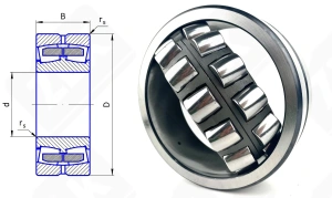 Подшипник 53616 H (22316EW33) радиальный роликовый самоустанавливающийся 80-170-58 мм