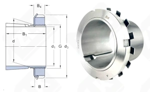 Втулка закрепительная H2322 ZLK 100-110-145 мм