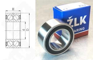 Подшипник 40BD6830T12DDUKCG21 радиально-упорный шариковый 40-68-30 мм