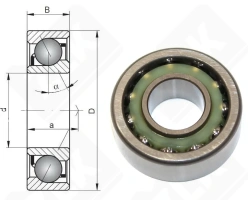 Подшипник 13BSW02 радиально-упорный шариковый 13-33-11 мм