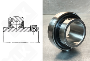 Подшипник YAR 220-2F радиальный шариковый 100-180-98,4 мм