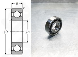 Подшипник 105 (6005C3E) радиальный шариковый 25-47-12 мм