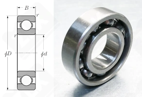 Подшипник 105 (6005CM) радиальный шариковый 25-47-12 мм